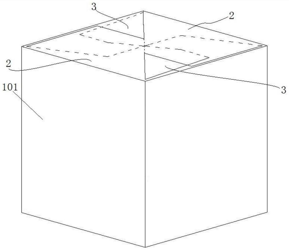 Earthwork standard room with wing type nesting structure and machining and mounting method of earthwork standard room