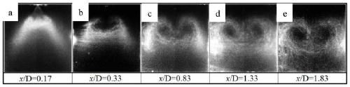 A Method for Mixing Spray Jet and Mainstream Gas