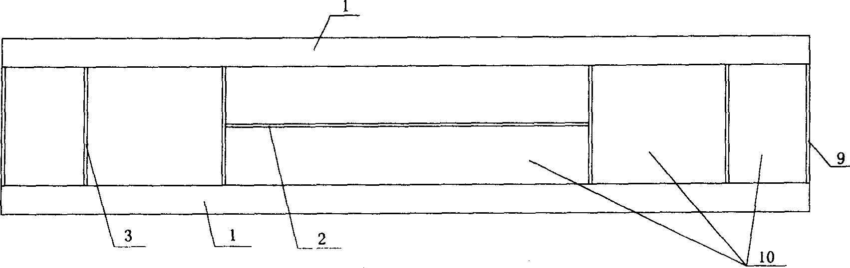 Water floating transporting method for super-large component