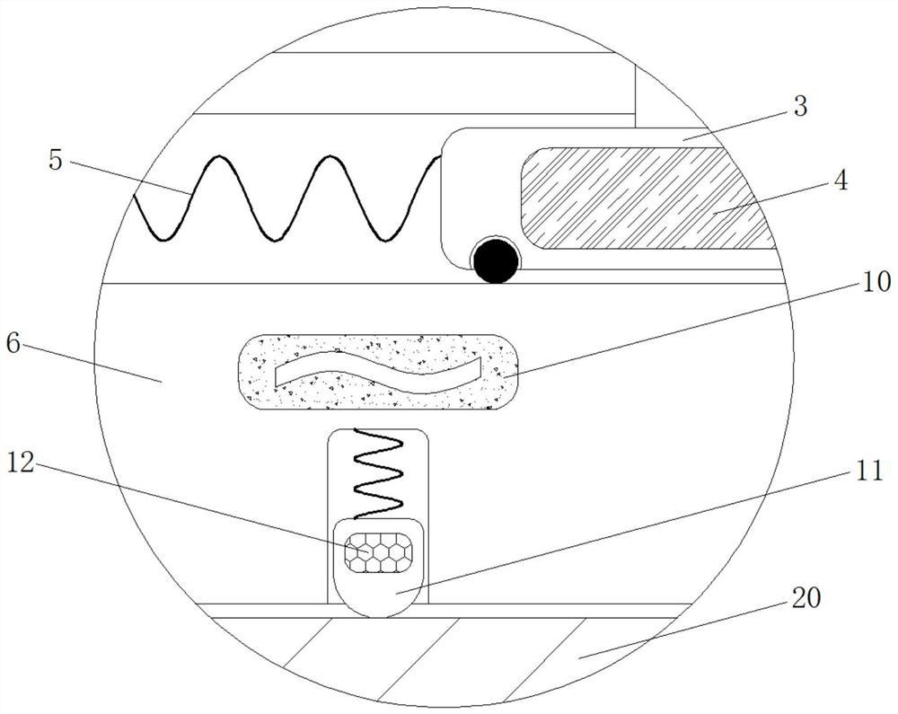 Accelerator pedal for effectively preventing new energy automobile from suddenly accelerating