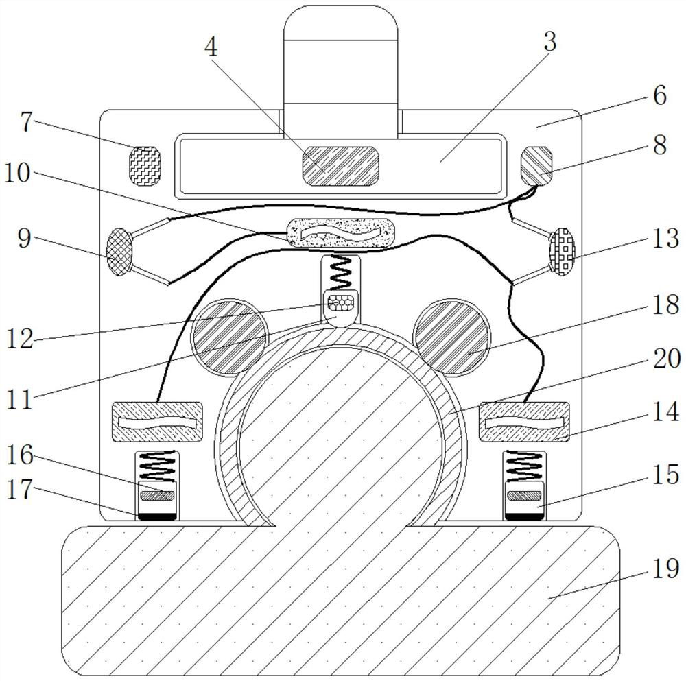 Accelerator pedal for effectively preventing new energy automobile from suddenly accelerating