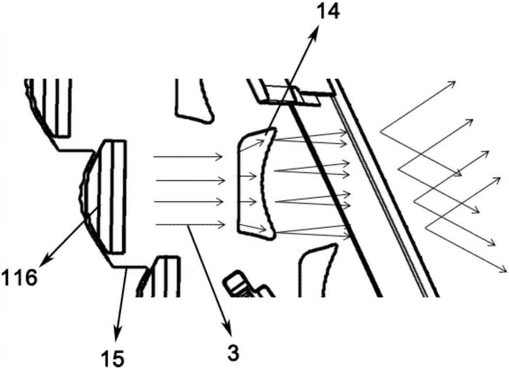 Light guide component and automobile lamp having same