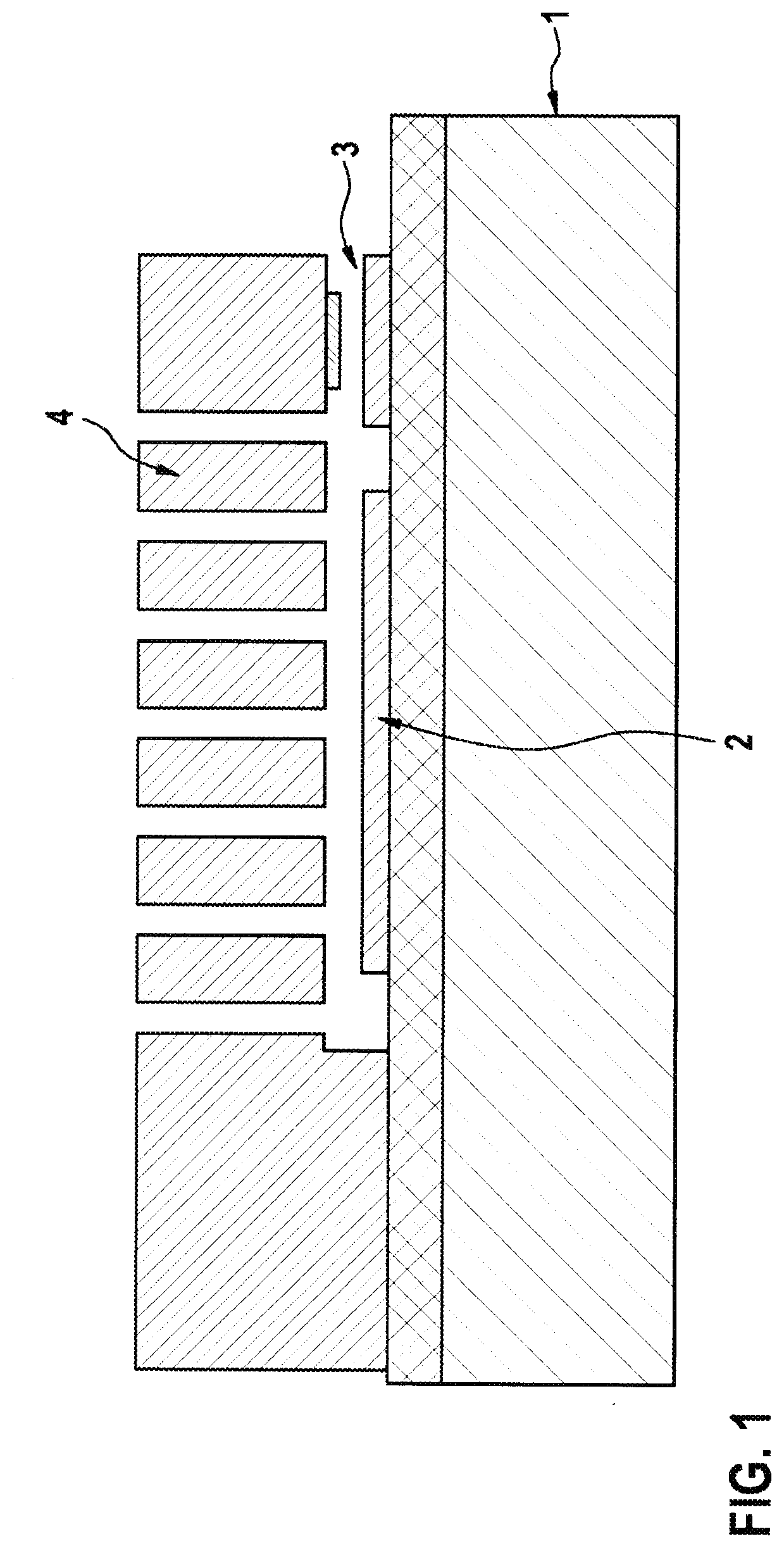 MEMS switch including an embedded metal contact