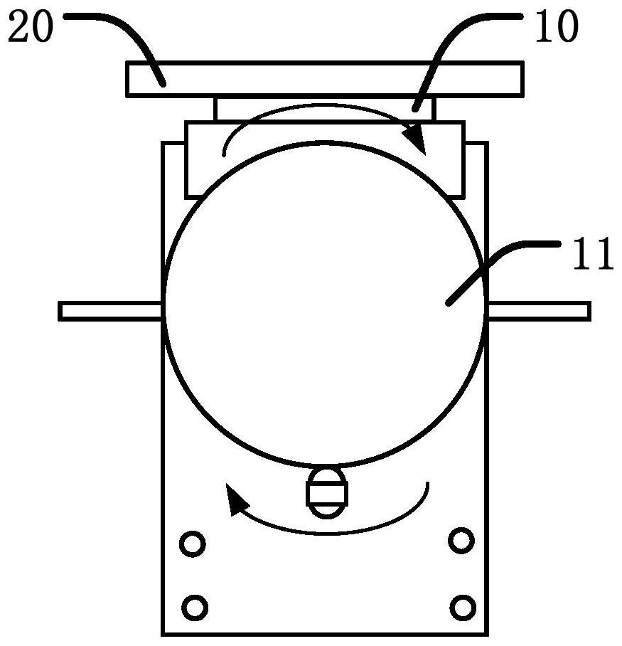 Curved screen defect detection method and detection device