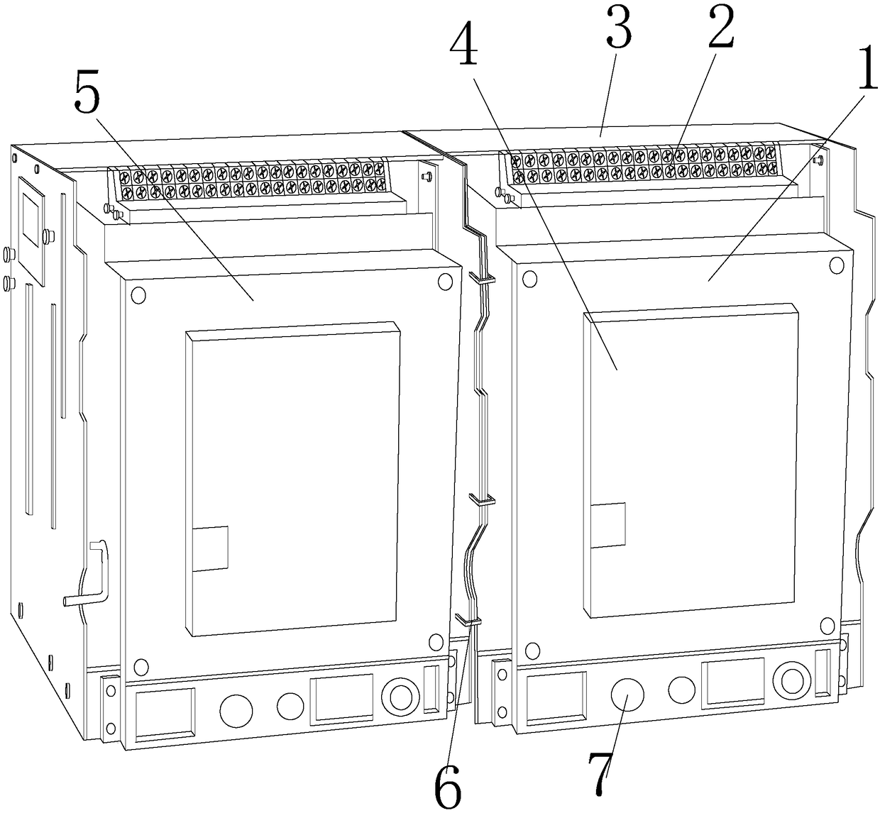 A mechanical interlock device for air circuit breaker