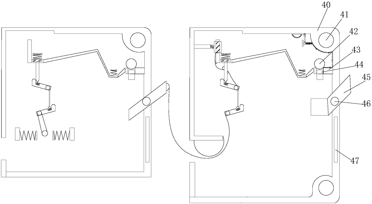 A mechanical interlock device for air circuit breaker