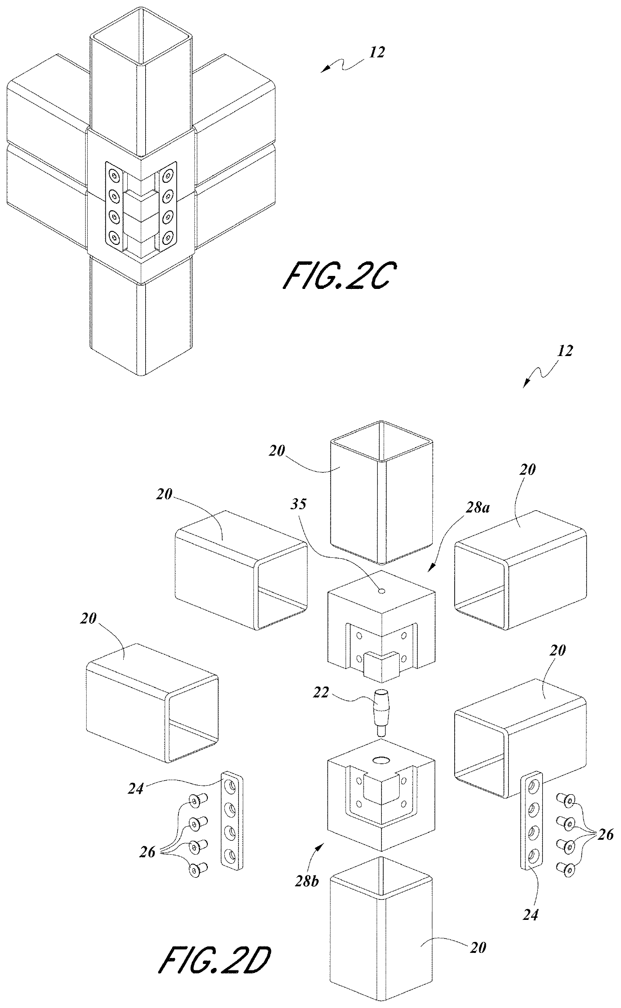 Cube coupling joint