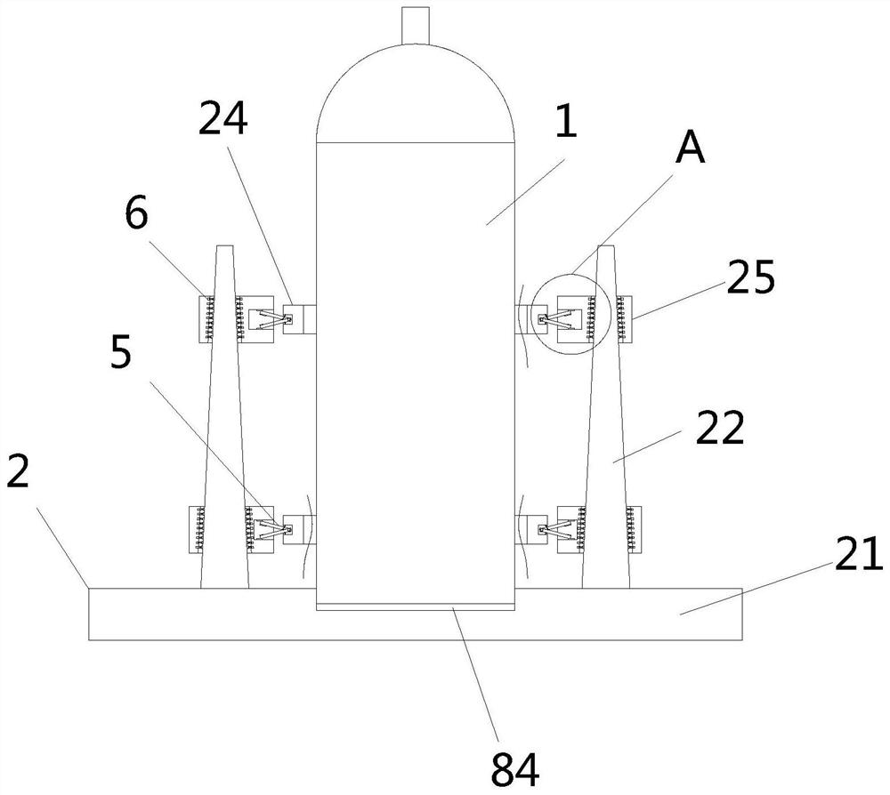 Nitrogen cylinder of nitrogen balancing system