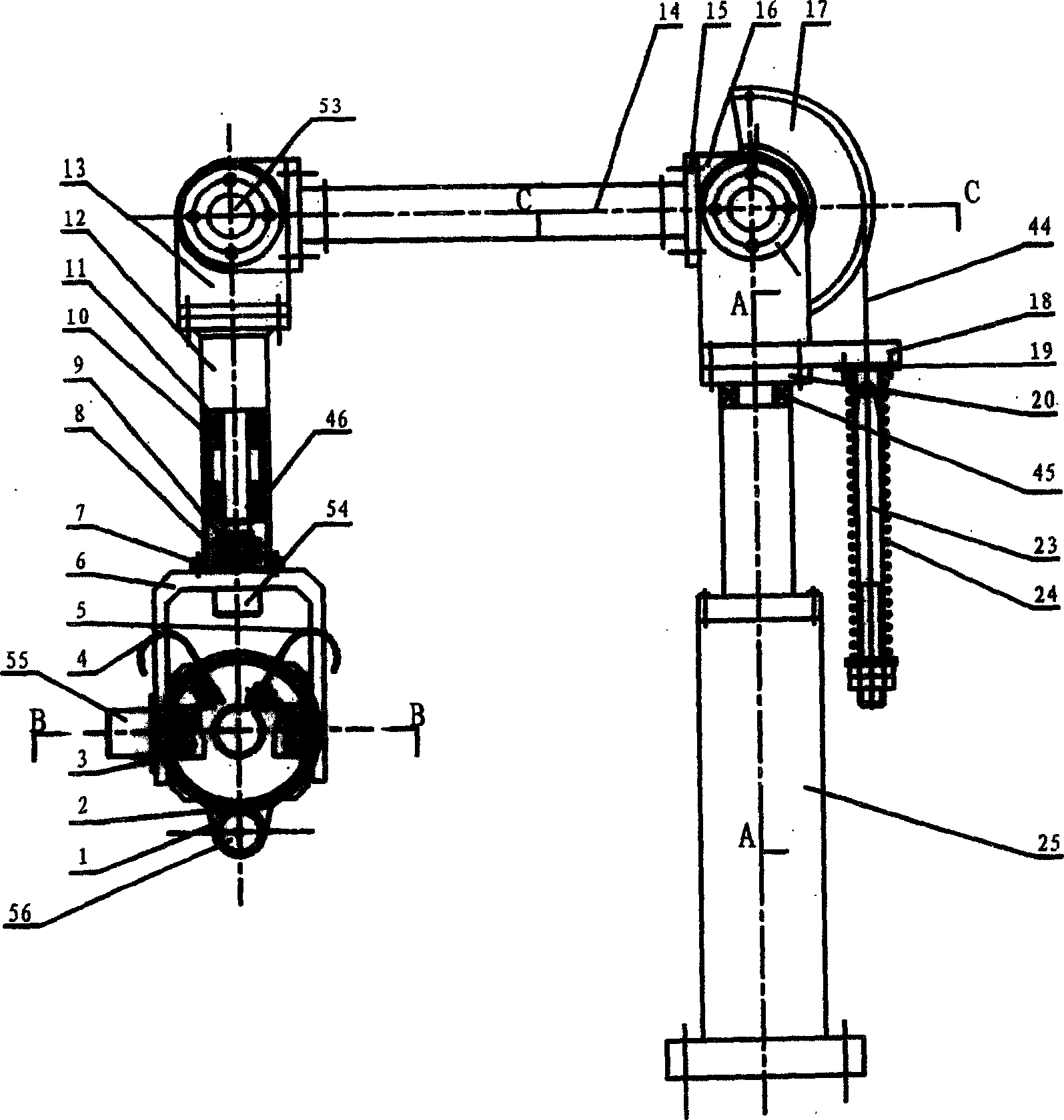 Main operation hand with clamping force sensation