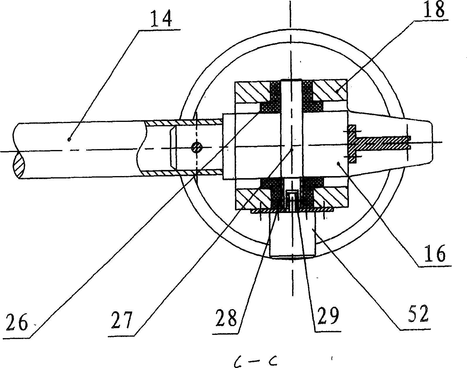 Main operation hand with clamping force sensation