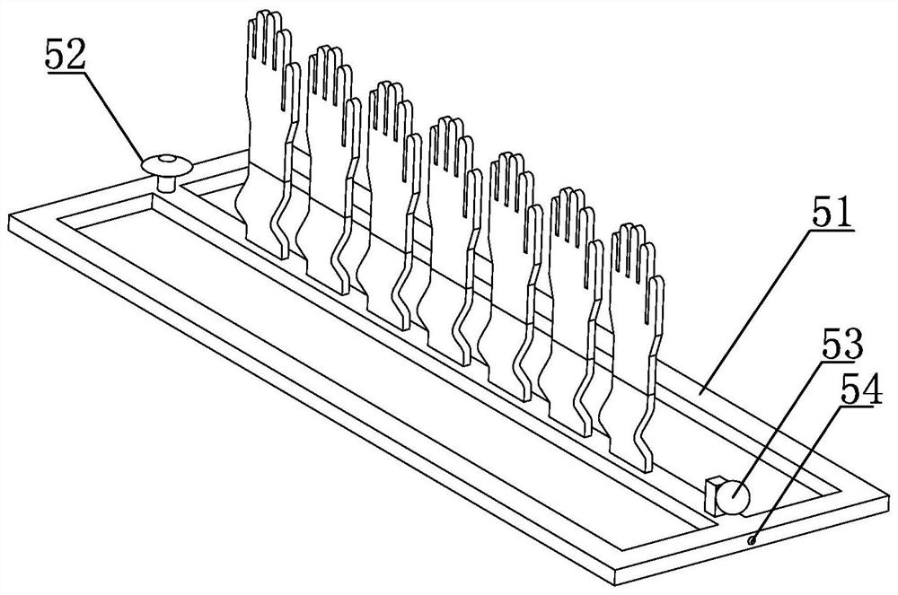 Glove gum dipping production line and control method thereof