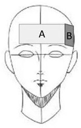 Intelligent infant body temperature detection method based on head multi-region positioning