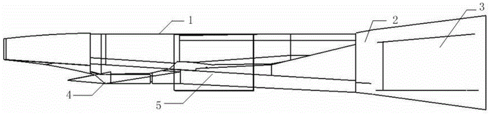 An aircraft flame guiding structure