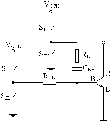 Buck type dual-power-supply silicon carbide bipolar junction transistor drive circuit and control method thereof