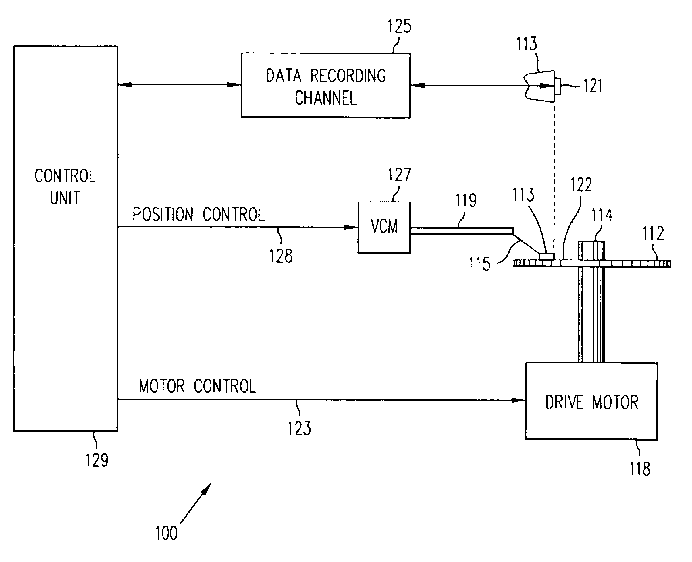 Thermally assisted magnetic recording system and method of writing using magnetic and thermal gradients