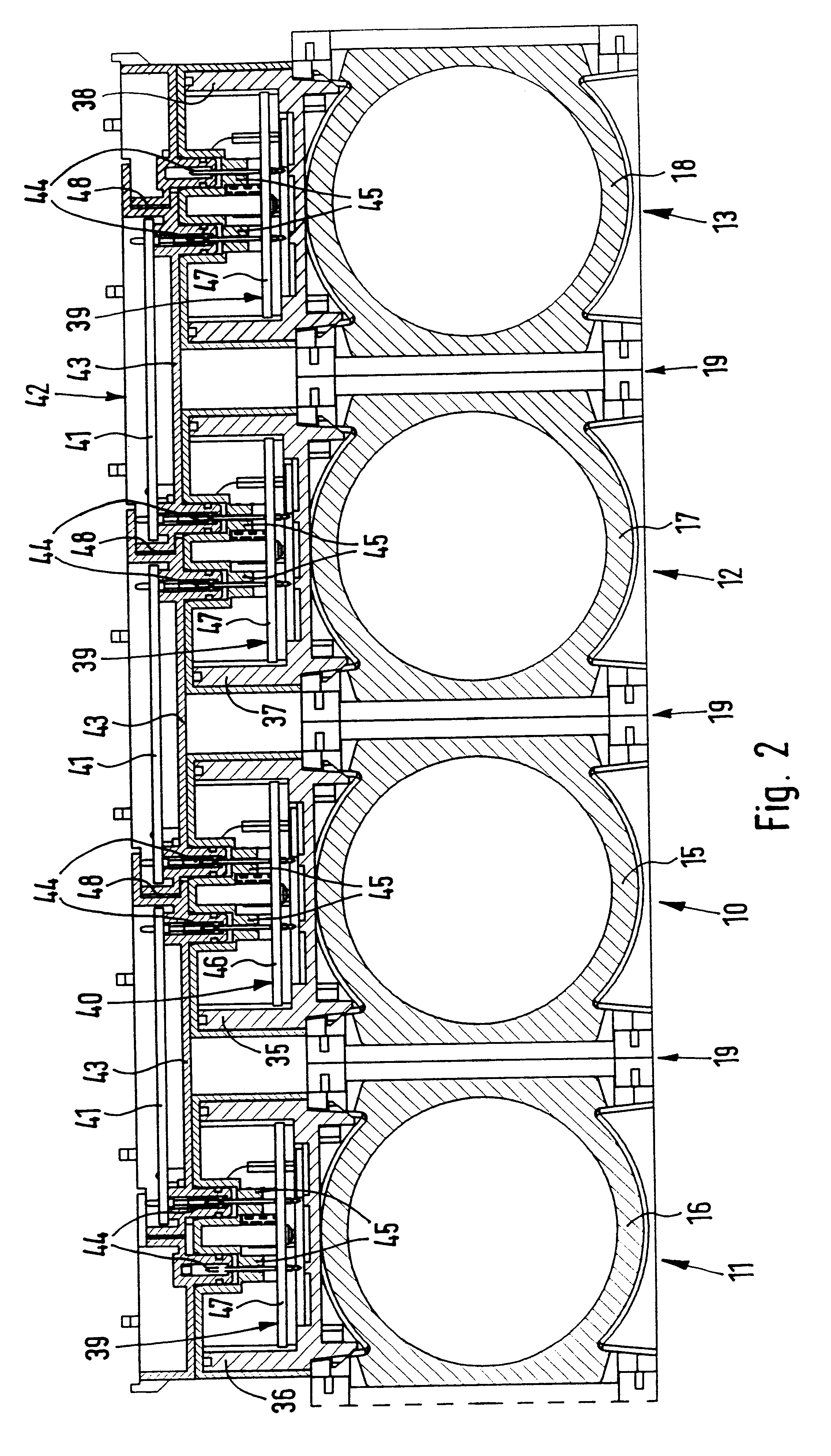 Compressed air servicing unit