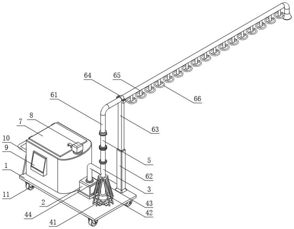 Agricultural planting irrigation device