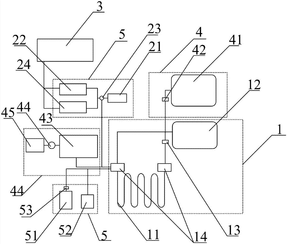 Composite heat pump air conditioning system based on environment-friendly low-temperature refrigerant