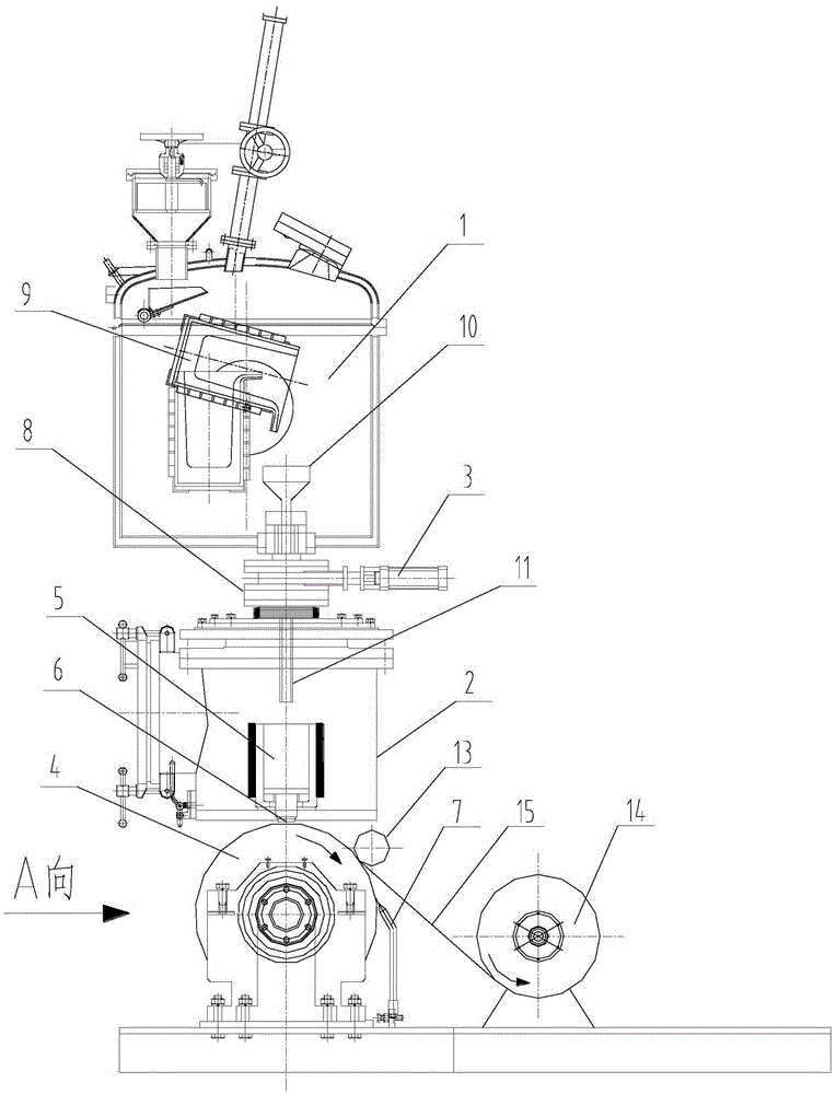 Method for preparing high silicon thin steel strip through single-roller melt spinning method