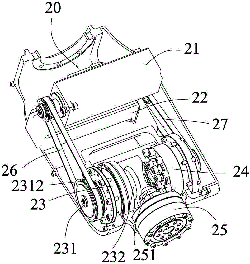 Wrist of six-axis robot arm