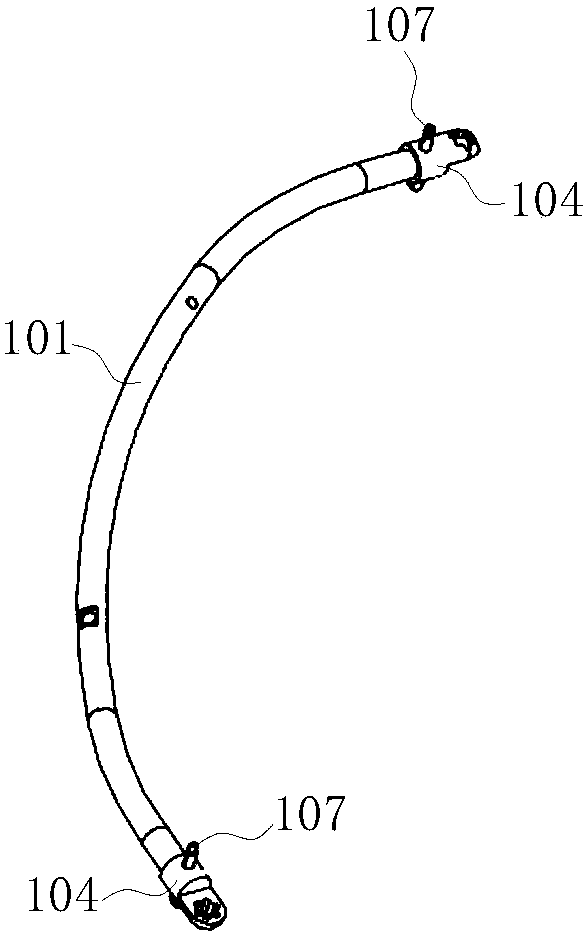 Skeleton-type water life saving device