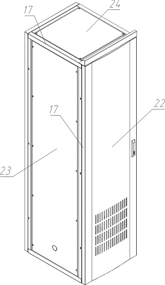 Column profiles for cabinets and cabinets using the column profiles