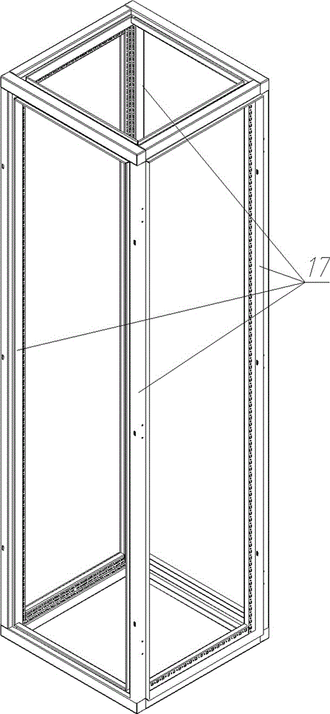 Column profiles for cabinets and cabinets using the column profiles