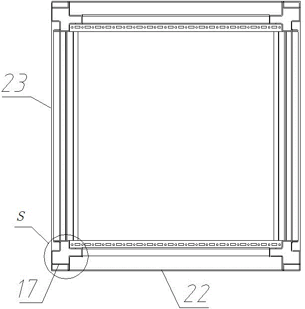 Column profiles for cabinets and cabinets using the column profiles