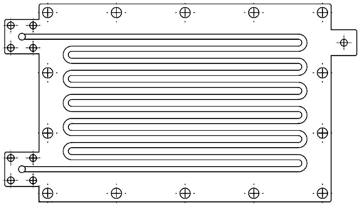 Lithium battery heat dissipation device for new energy automobile battery