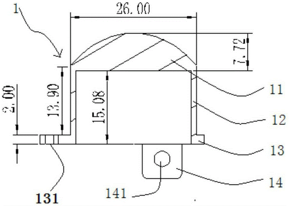 Reflector of electric bicycle lamp module