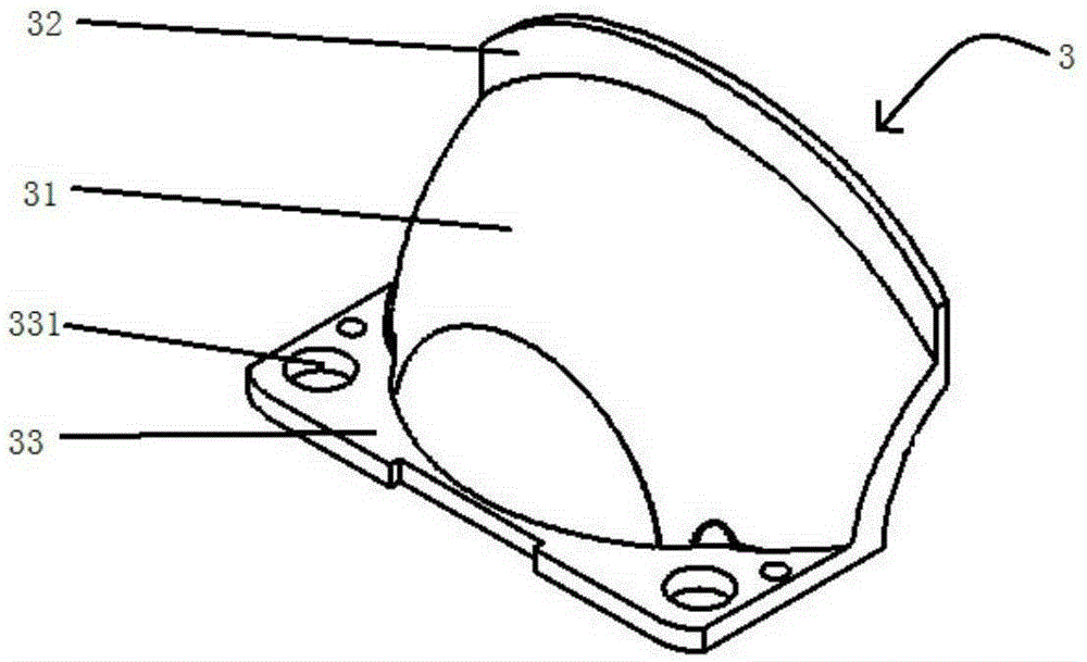 Reflector of electric bicycle lamp module