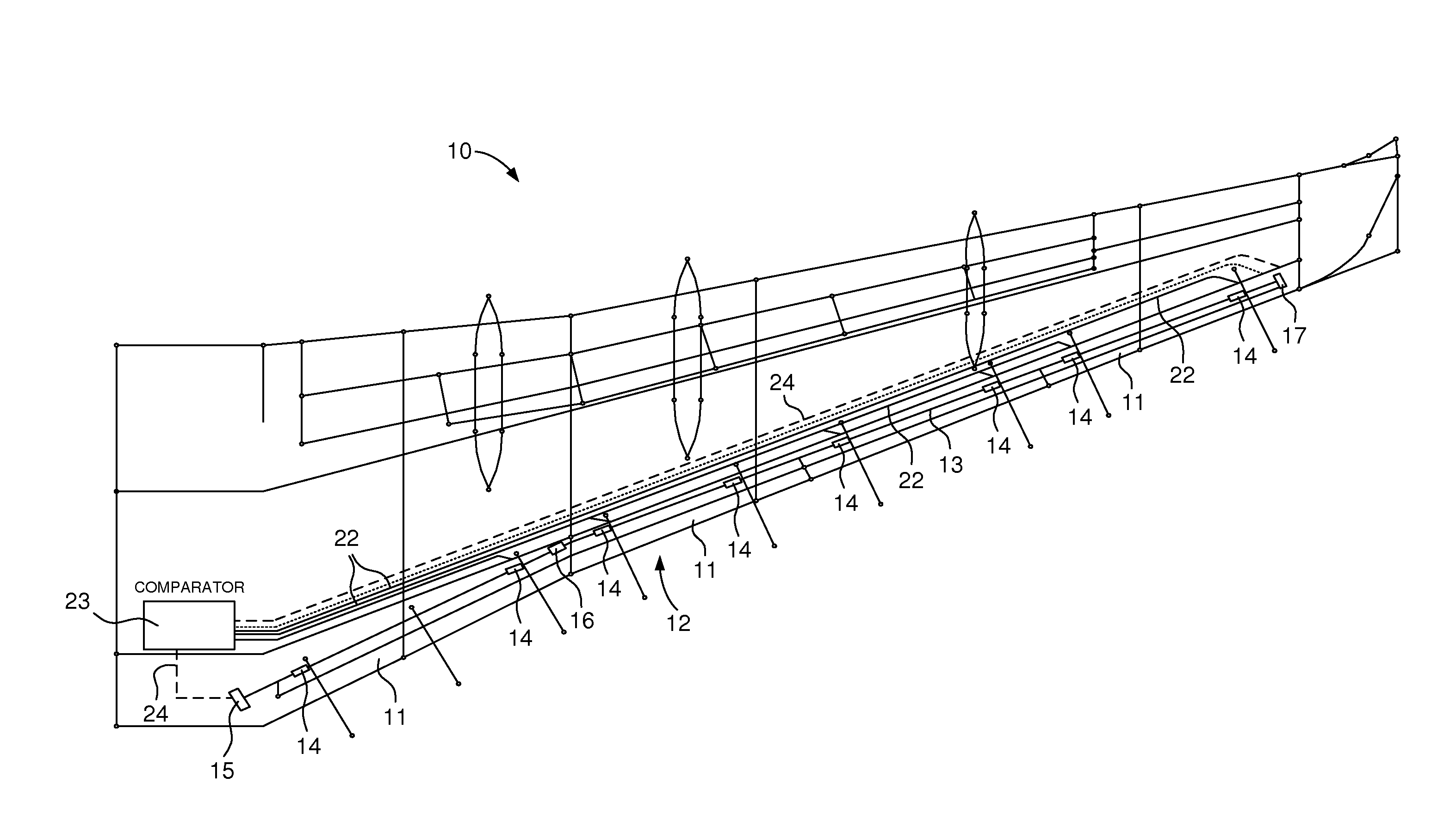 Slat monitoring system