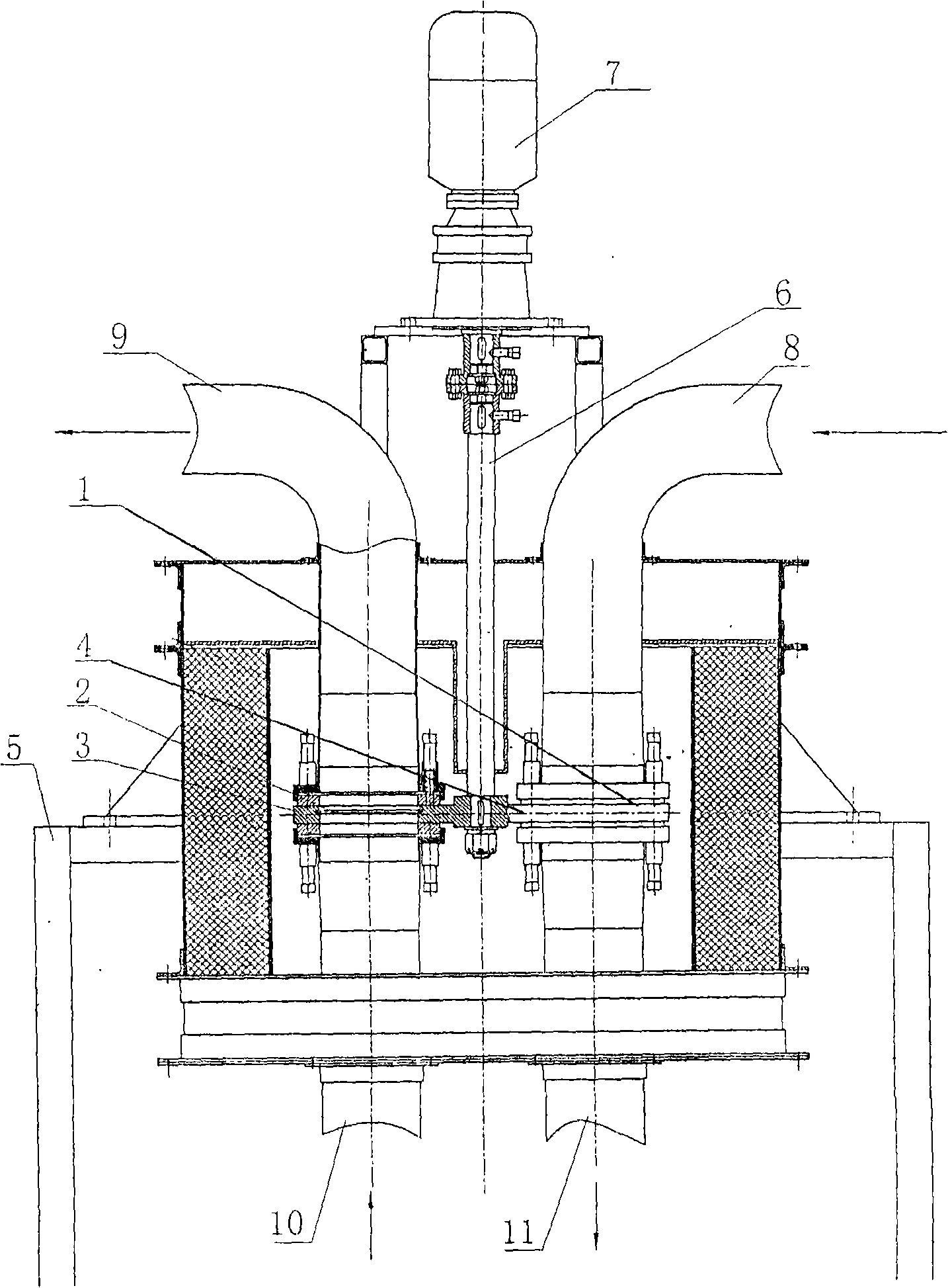 Smoke cyclic screening and dedusting method and apparatus