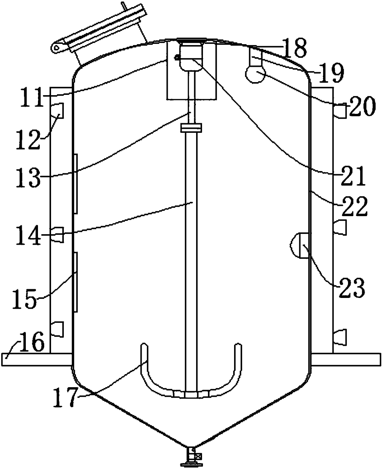 Chemical dosing device and method for sewage treatment system