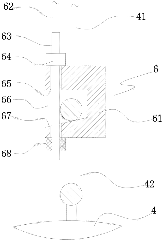 Equipment for sampling water bodies above seabed at fixed distance