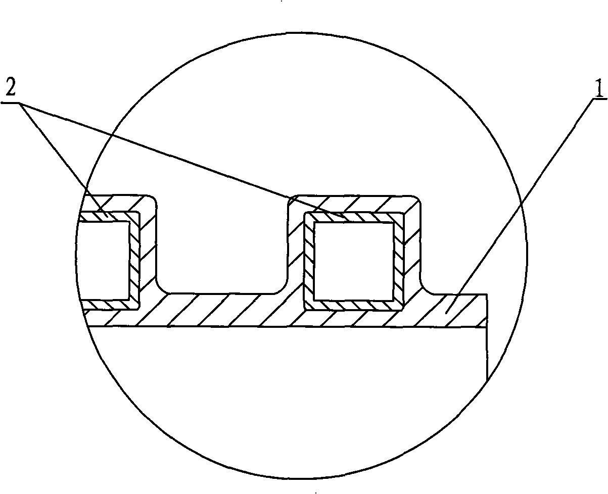 Rotational molding plastic composite pipes with steel rings and manufacturing method thereof