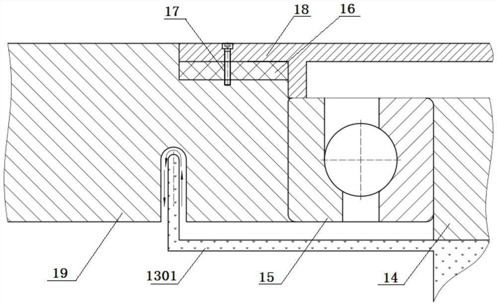 A permanent magnet push-pull structure magnetically driven juice extractor without shaft seal