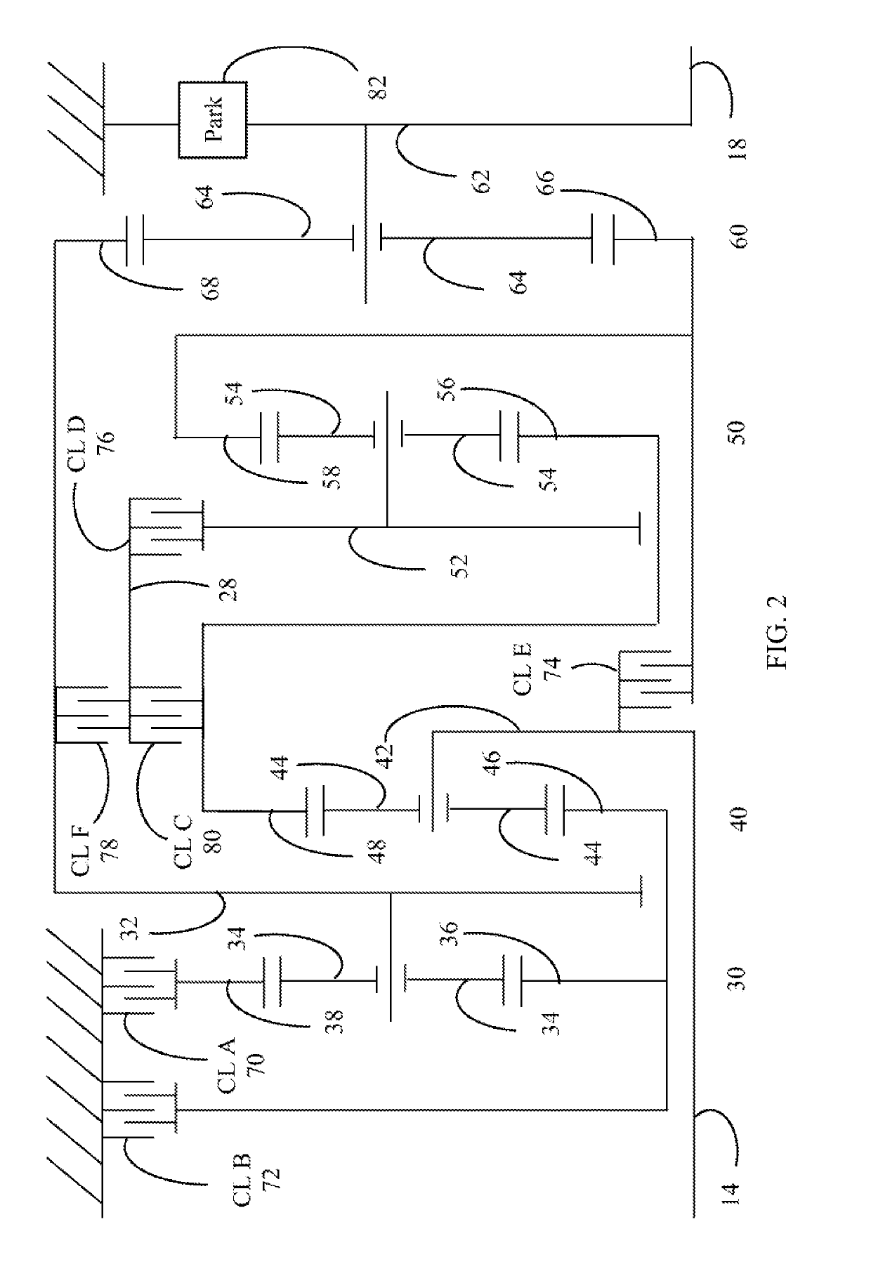 Transmission park control system