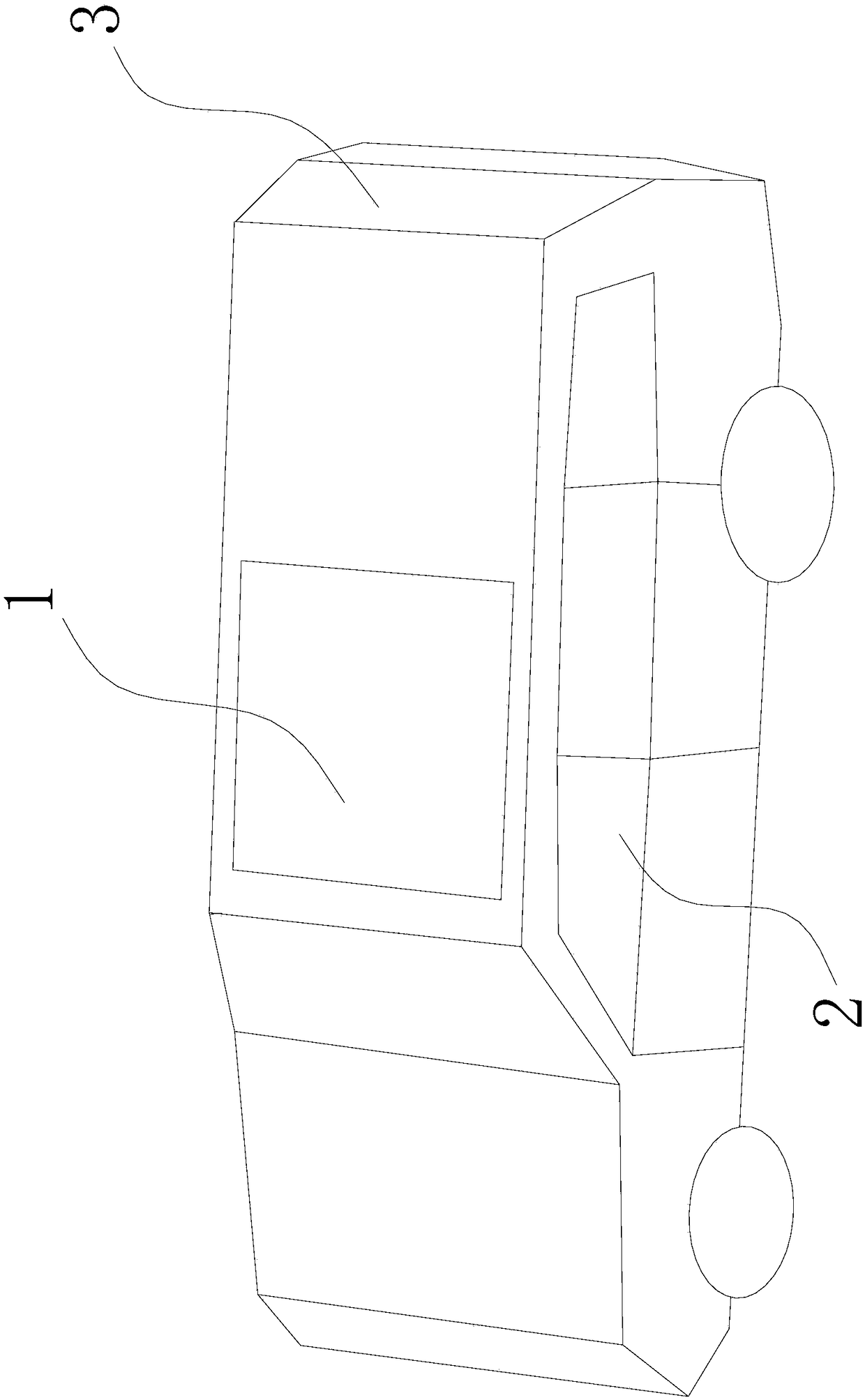 Automobile glass photovoltaic defrosting device