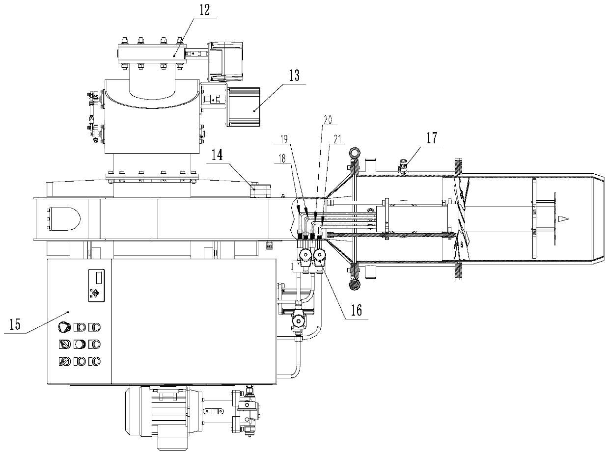 Low-nitrogen fuel oil burner