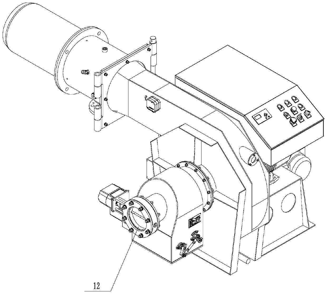 Low-nitrogen fuel oil burner