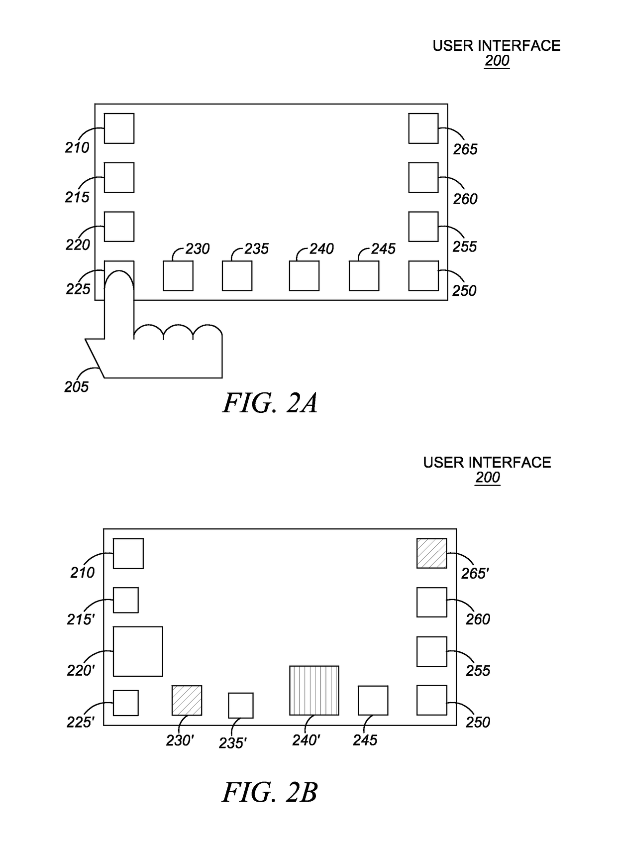 Enhanced user interface for pressure sensitive touch screen