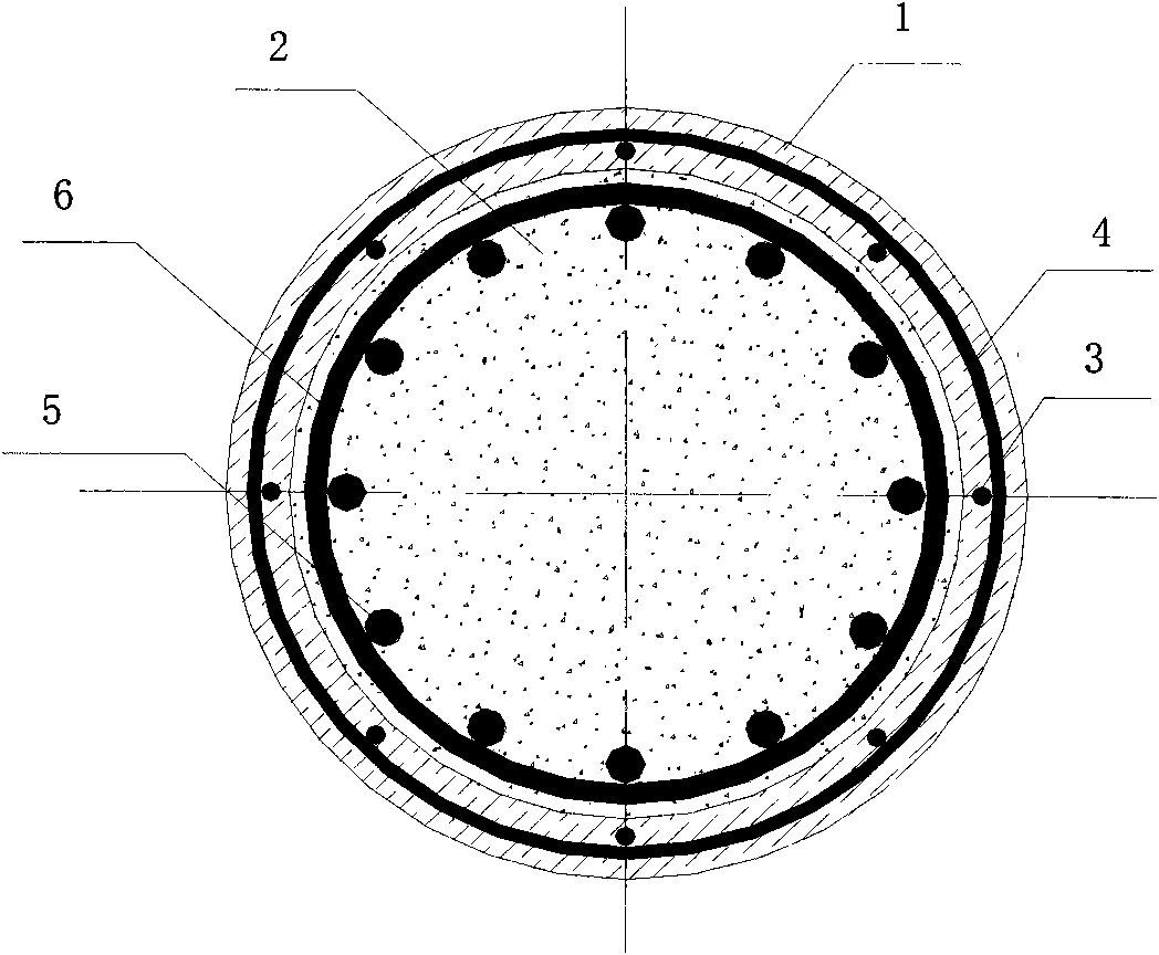 Sleeve reinforced concrete column