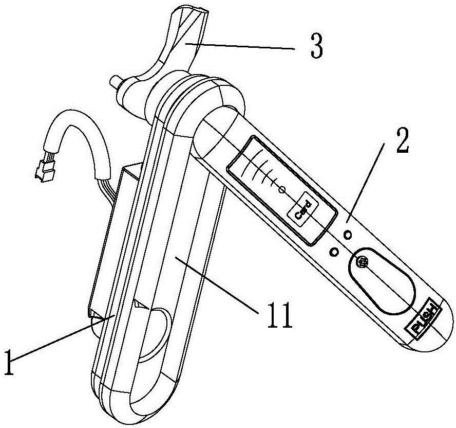 An integrated cabinet lock with a wireless induction handle