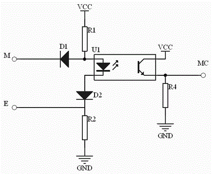 A pulse signal acquisition circuit