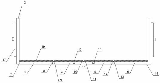 A tray-type cable tray with high heat dissipation and air permeability