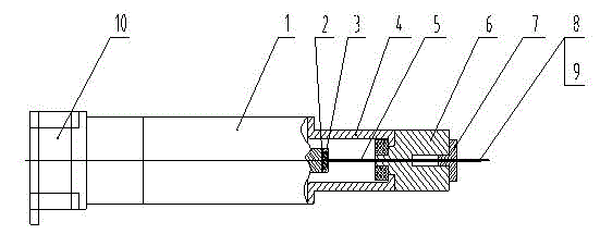 Mechanical intelligent needle thrusting device