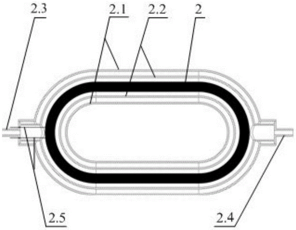 Six-phase static sealing high-temperature superconducting motor