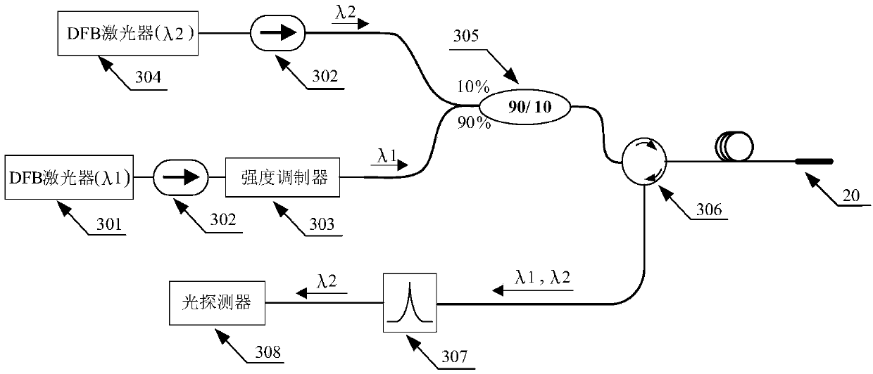 Resonant type Fabry-Perot optical fiber sensor, manufacturing method and air pressure detecting method