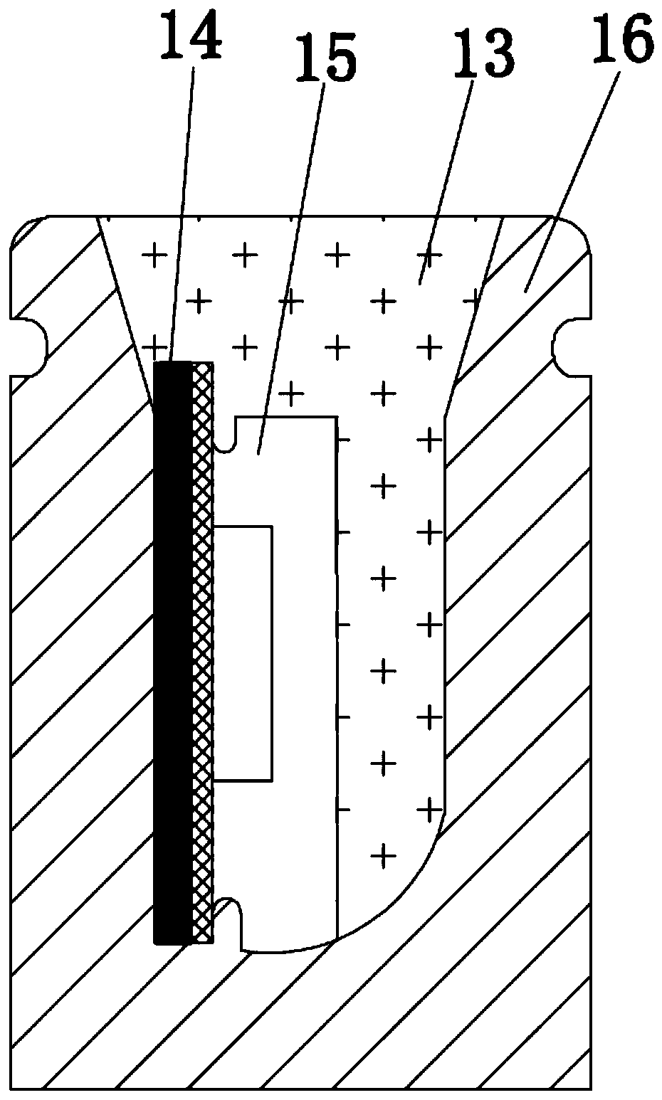 Double-color extrusion lamp strip seamless docking connector capable of supplementing electric power